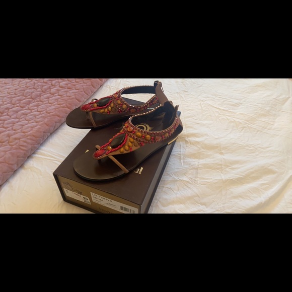 Luxury rebel rhinestone sandals 8.5 - Picture 3 of 7